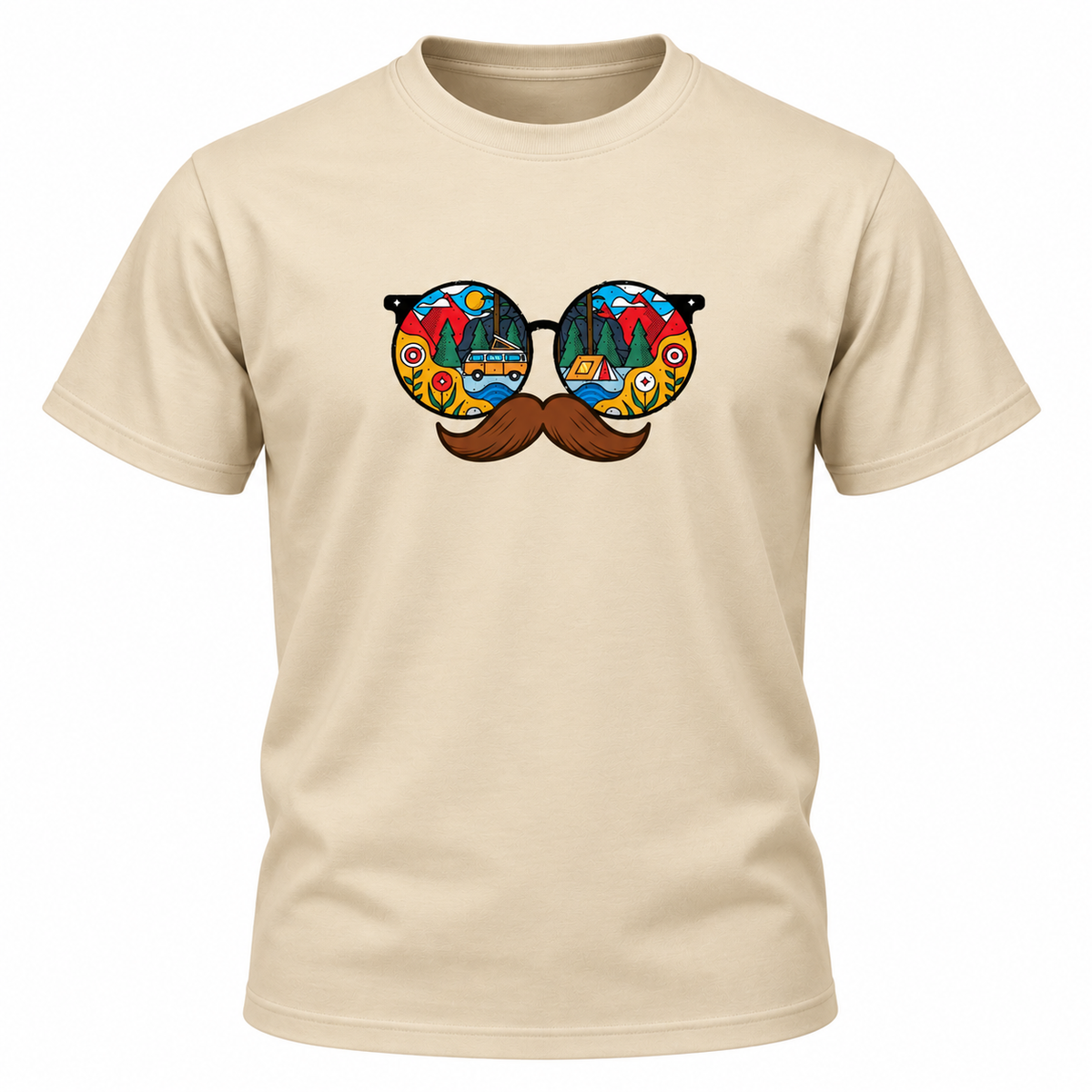 Scenic sunglasses and mustache